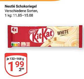 Nestlé Schokoriegel KitKat White – 4er Pack