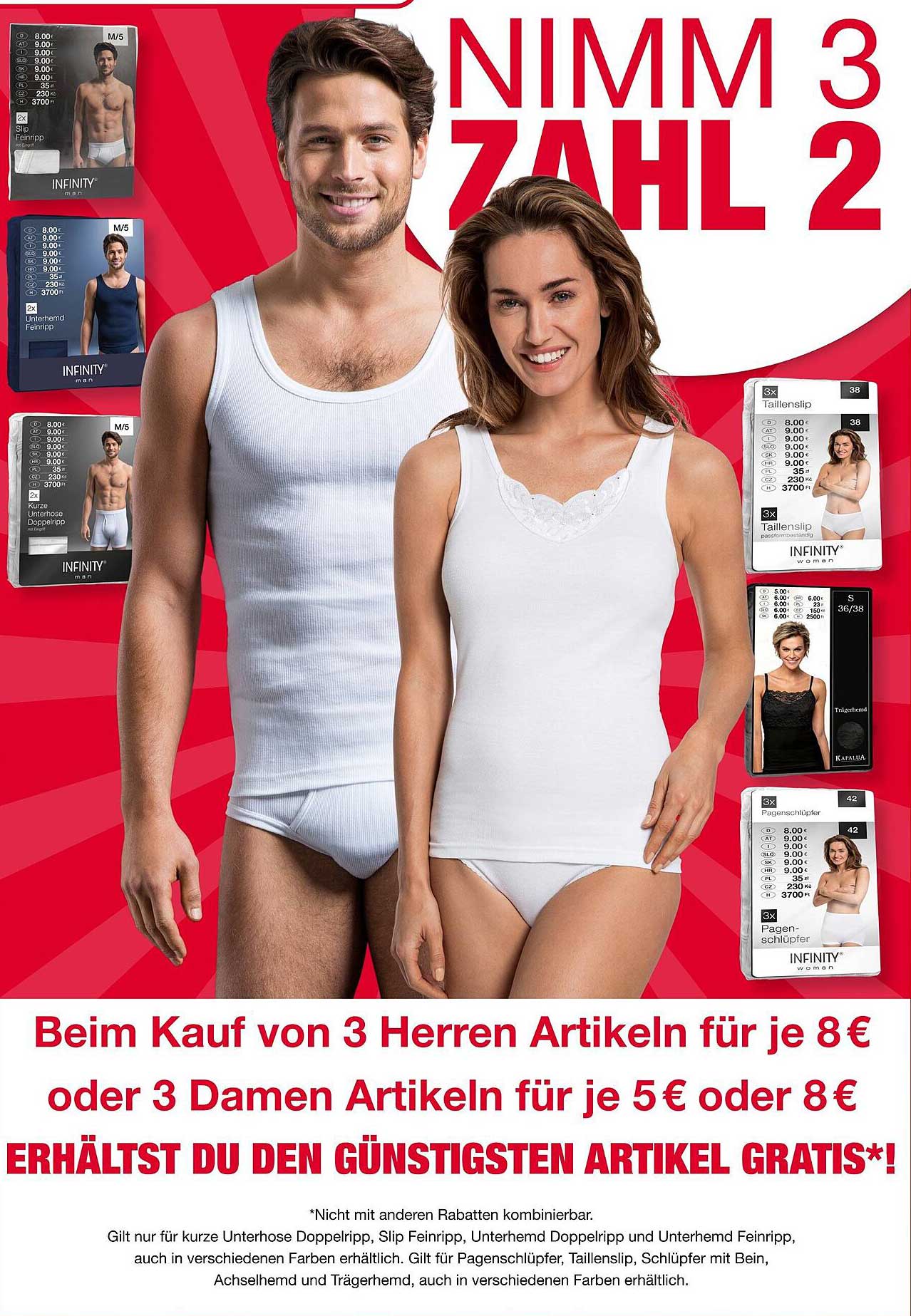 Nimm 3, zahl 2 – Attraktive Angebote bei Woolworth