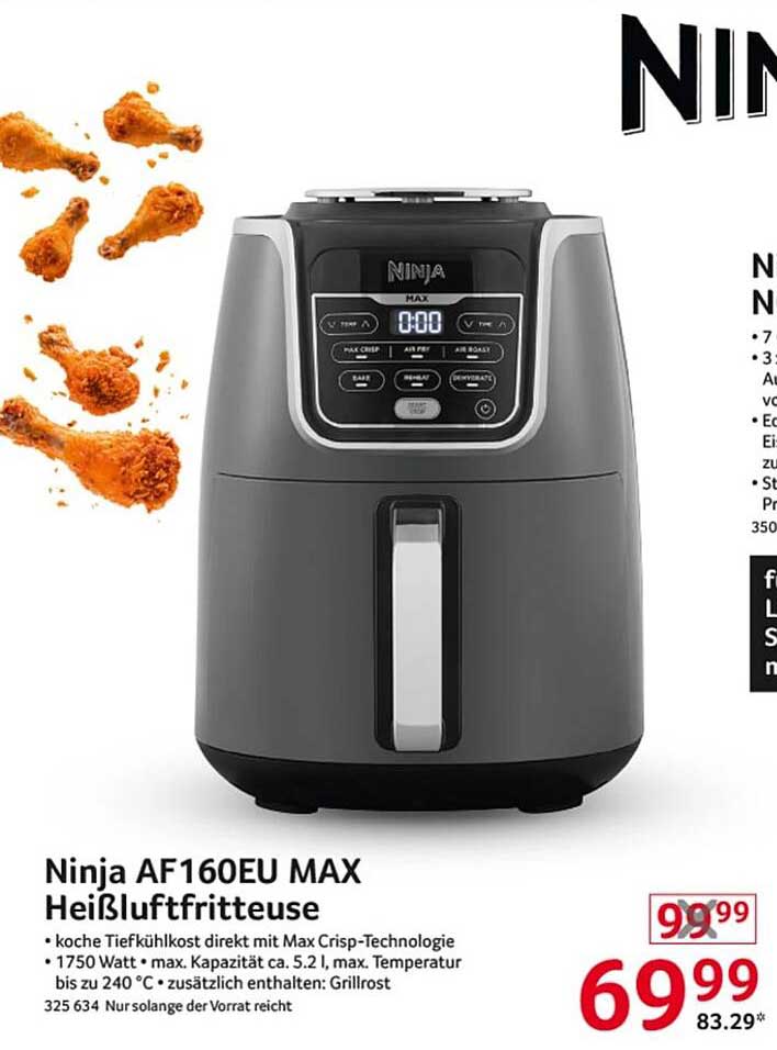 Ninja AF160EU MAX Heißluftfritteuse
