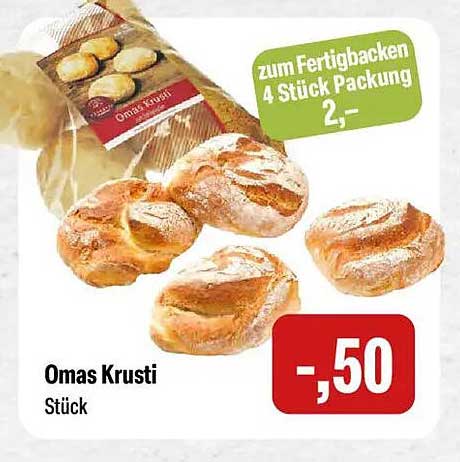 Omas Krusti (4 Stück Packung zum Fertigbacken)