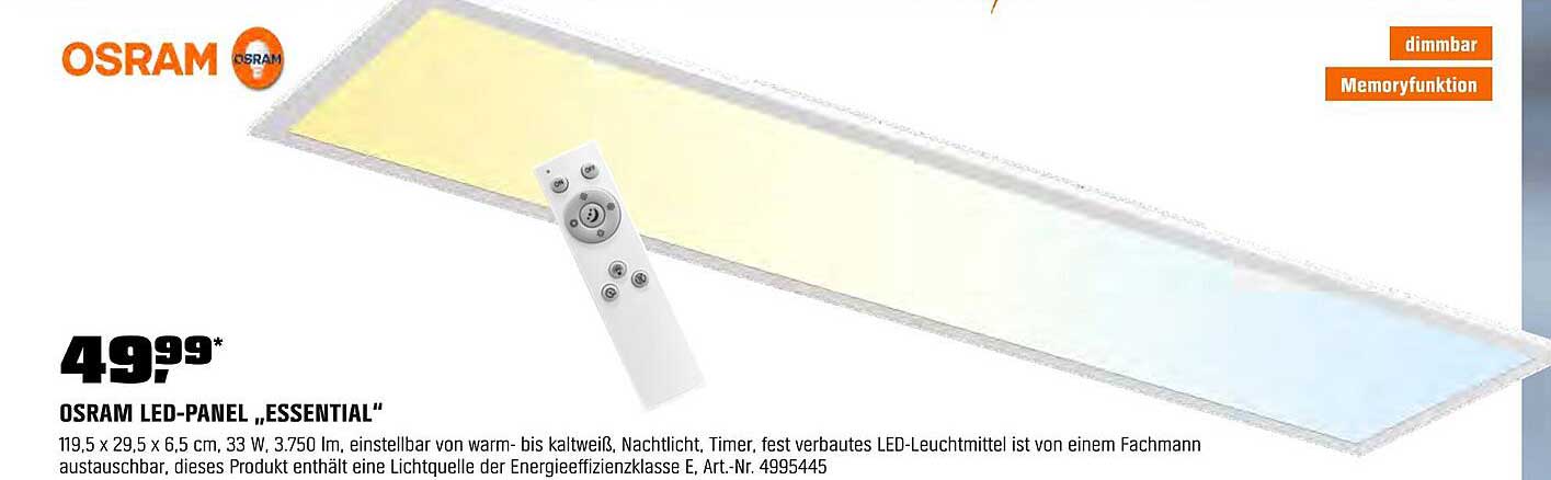 OSRAM LED-PANEL „ESSENTIAL“
