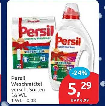Persil Waschmittel verschiedene Sorten 16 WL