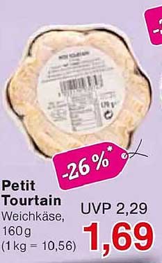 Petit Tourtain Weichkäse, 160 g