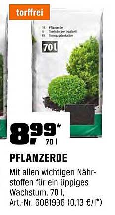 PFLANZERDE 70L - Torffrei