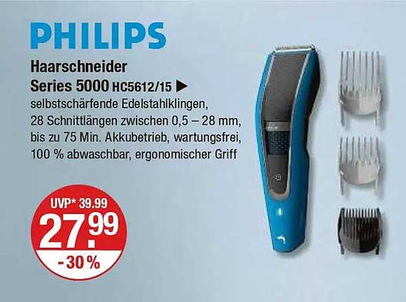 PHILIPS Haarschneider Series 5000 HC5612/15