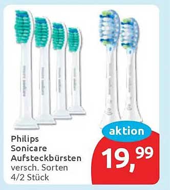 Philips Sonicare Aufsteckbürsten - verschiedene Sorten (4/2 Stück)