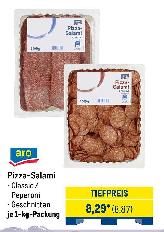 Pizza-Salami Classic / Peperoni 1000 g