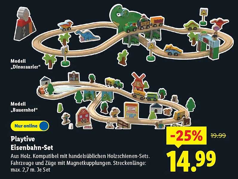 Playtive Eisenbahn-Set