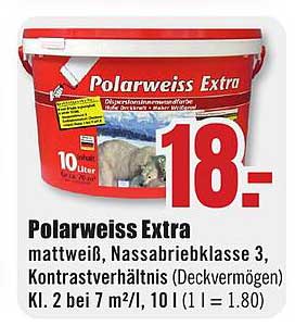 Polarreiss Extra - 10 Liter Farbe zum Bestpreis!