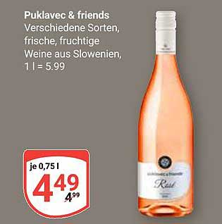 Puklavec & friends – Verschiedene Sorten, frische, fruchtige Weine aus Slowenien