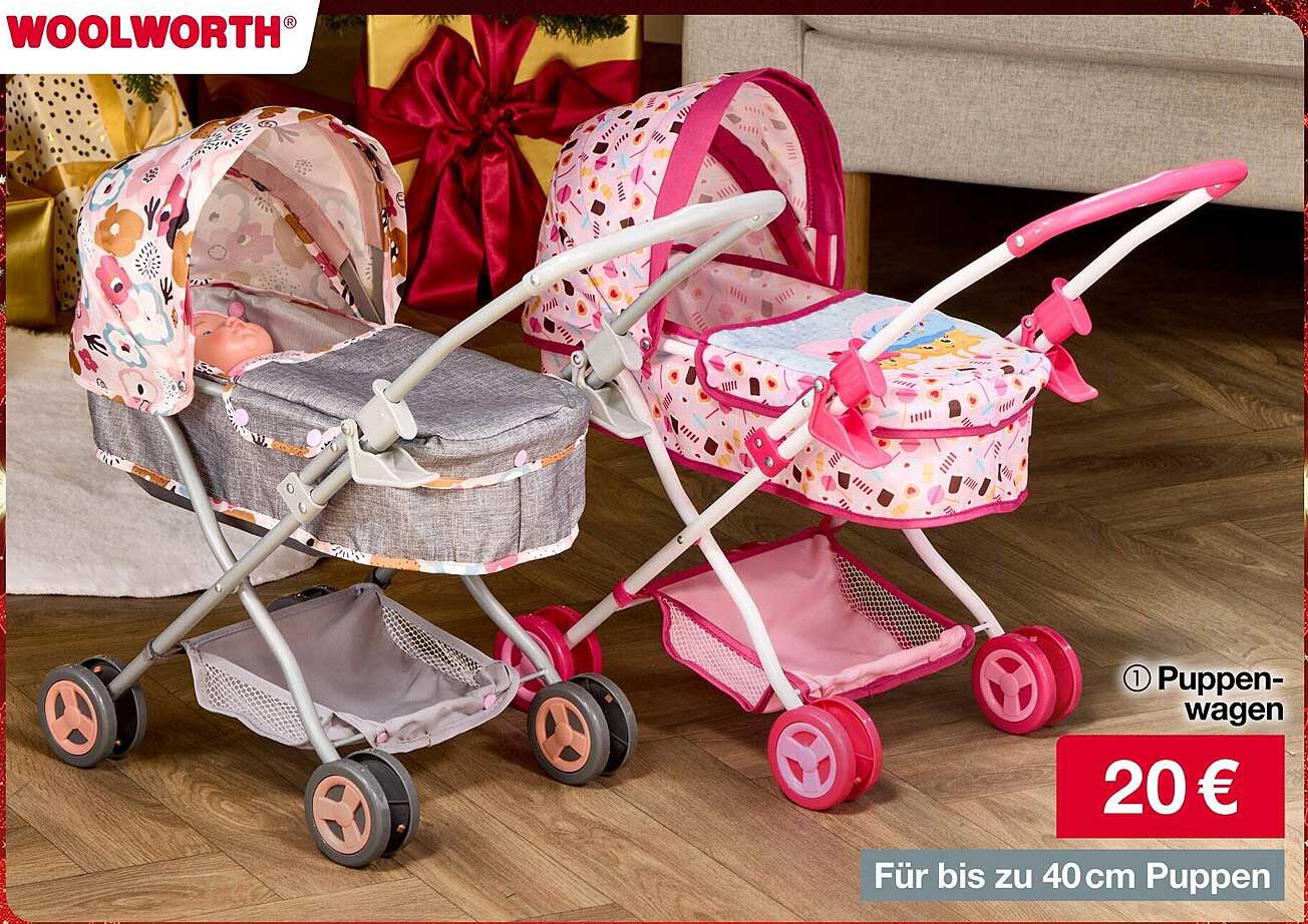 Puppenwagen für bis zu 40 cm Puppen