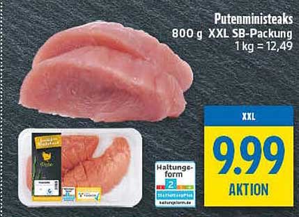 Putenschnitzel XXL SB-Packung 800 g