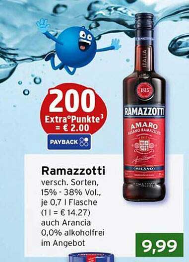 Ramazzotti Amaro - Verschiedene Sorten, 0,7 l Flasche