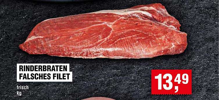 Rinderbraten falsches Filet frisch