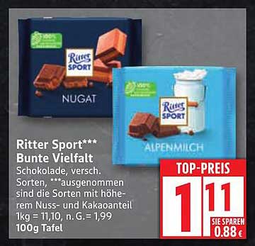 Ritter Sport Bunte Vielfalt