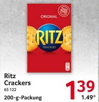 Ritz Crackers 200-g-Packung