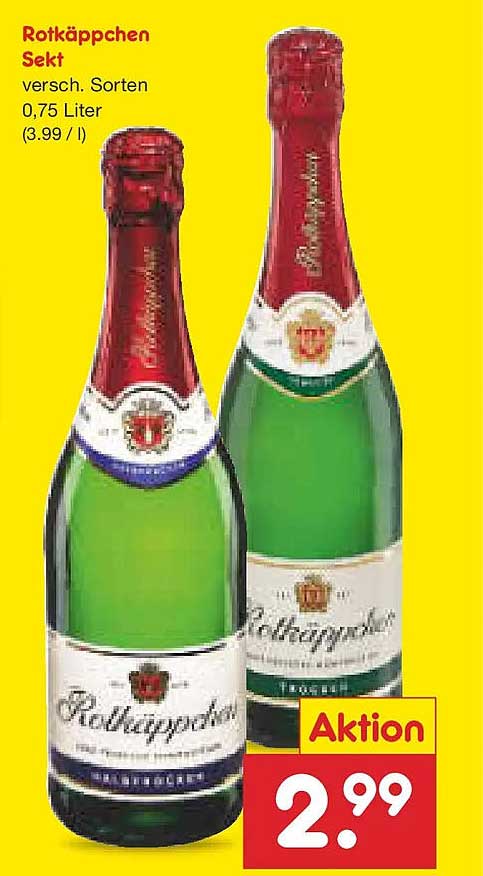 Rotkäppchen Sekt 0,75 Liter - Verschiedene Sorten