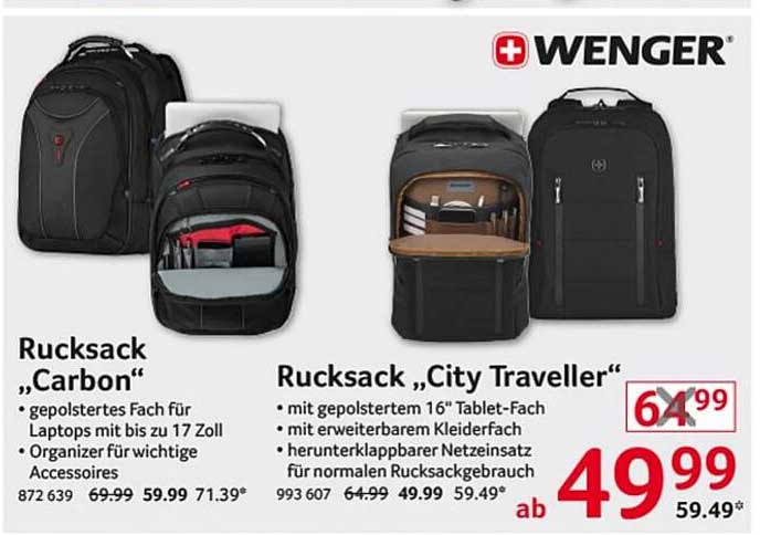Rucksack "City Traveller" von Wenger