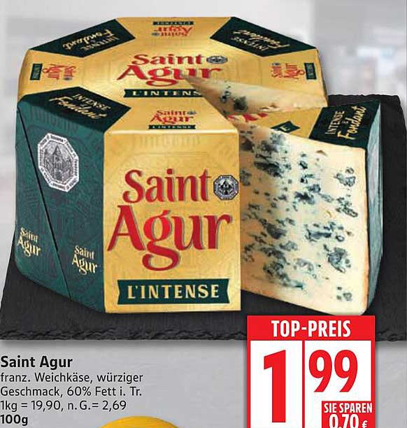 Saint Agur Weichkäse, 100g
