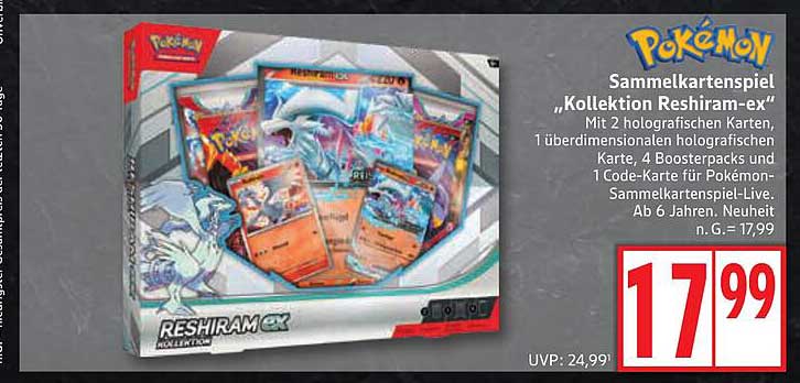 Sammelkartenspiel "Kollektion Reshiram-ex"