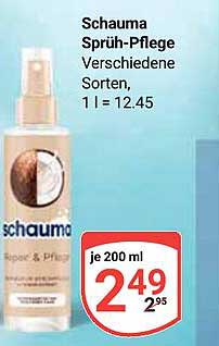 Schauma Sprüh-Pflege verschiedene Sorten, je 200 ml