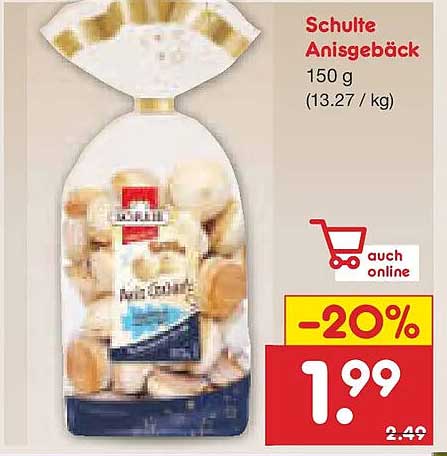 Schulte Anisgebäck 150 g