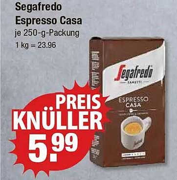 Segafredo Espresso Casa 250-g-Packung