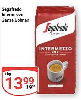 Segafredo Intermezzo Ganze Bohnen 1 kg