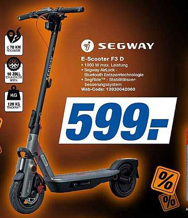 Segway E-Scooter F3 D