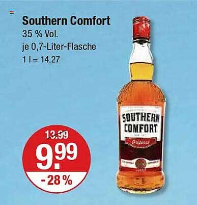 Southern Comfort 0,7 Liter Flasche
