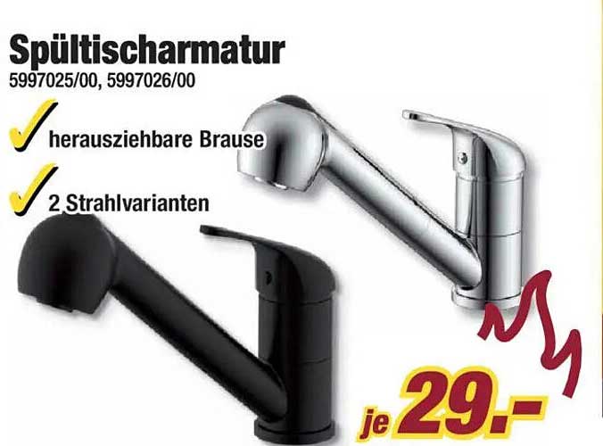 Spültischarmatur 5997025/00, 5997026/00