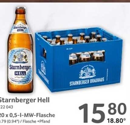 Starnberger Hell 20 x 0,5-l-MW-Flasche