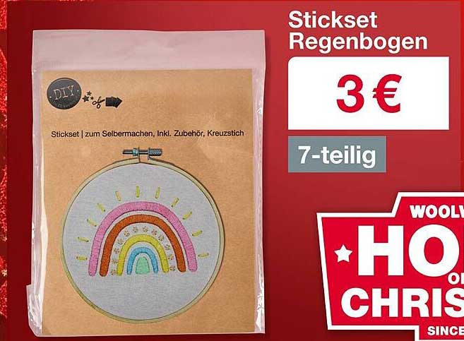 Stickset Regenbogen