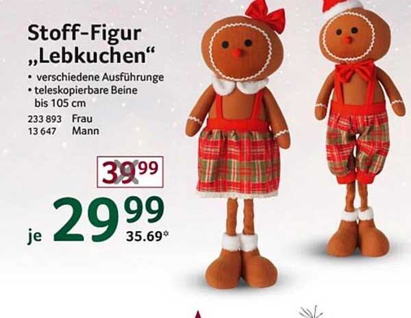 Stoff-Figur „Lebkuchen“