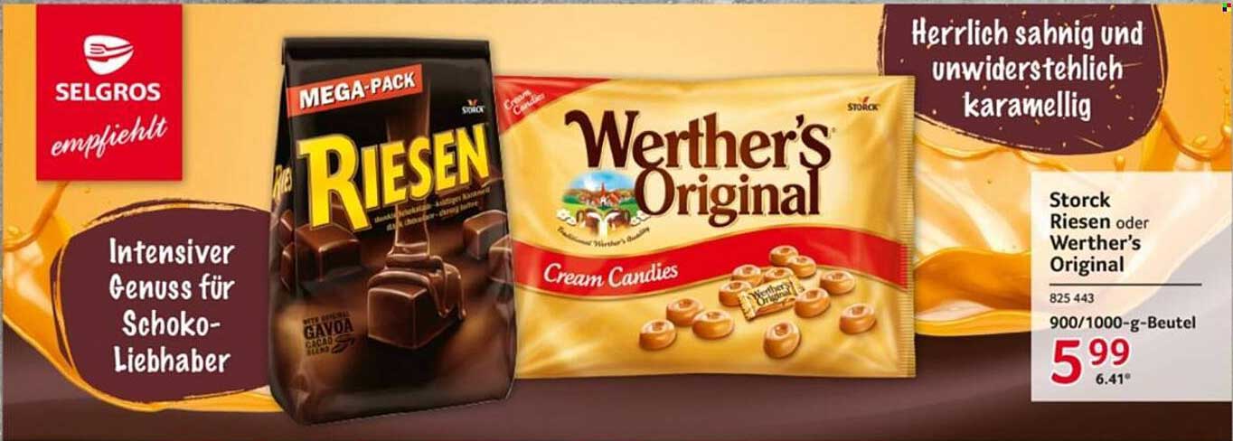 Storck Riesen oder Werther's Original