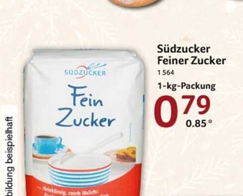 Südzucker Feiner Zucker 1-kg-Packung