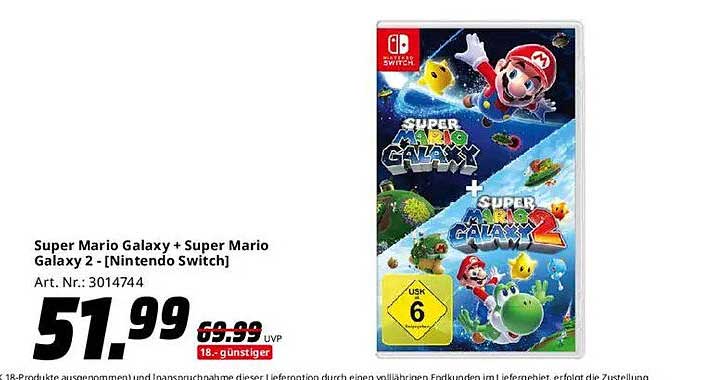 Super Mario Galaxy + Super Mario Galaxy 2 - [Nintendo Switch]
