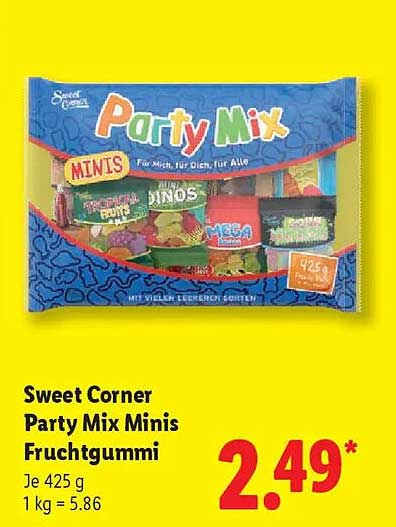 Sweet Corner Party Mix Minis Fruchtgummi