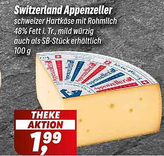 Switzerland Appenzeller - Schweizer Hartkäse mit Rohmilch