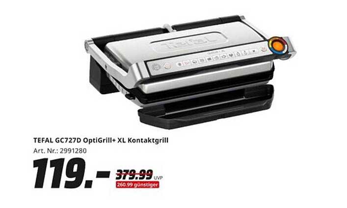 TEFAL GC727D OptiGrill+ XL Kontaktgrill