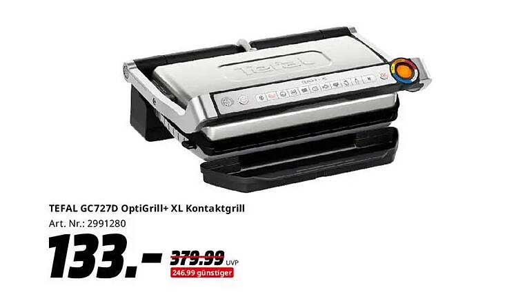 TEFAL GC727D OptiGrill+ XL Kontaktgrill