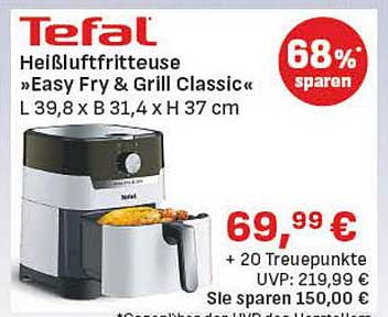 Tefal Heißluftfritteuse »Easy Fry & Grill Classic«