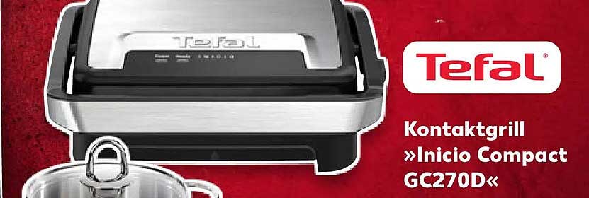 Tefal Kontaktgrill »Inicio Compact GC270D«