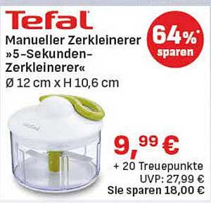 Tefal Manuelles Zerkleinerer „5-Sekunden-Zerkleinerer“