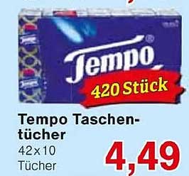 Tempo Taschentücher 420 Stück
