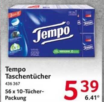 Tempo Taschentücher 56 x 10-Tücher-Packung