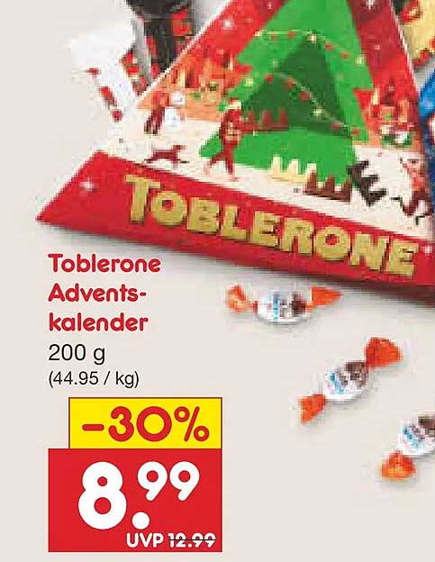 Toblerone Adventskalender 200 g