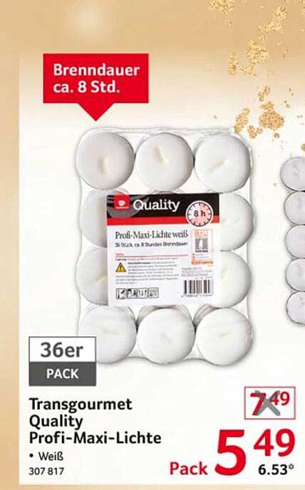 Transgourmet Quality Profi-Maxi-Lichte