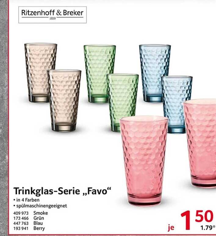 Trinkglas-Serie „Favo“ – vielseitig und modern