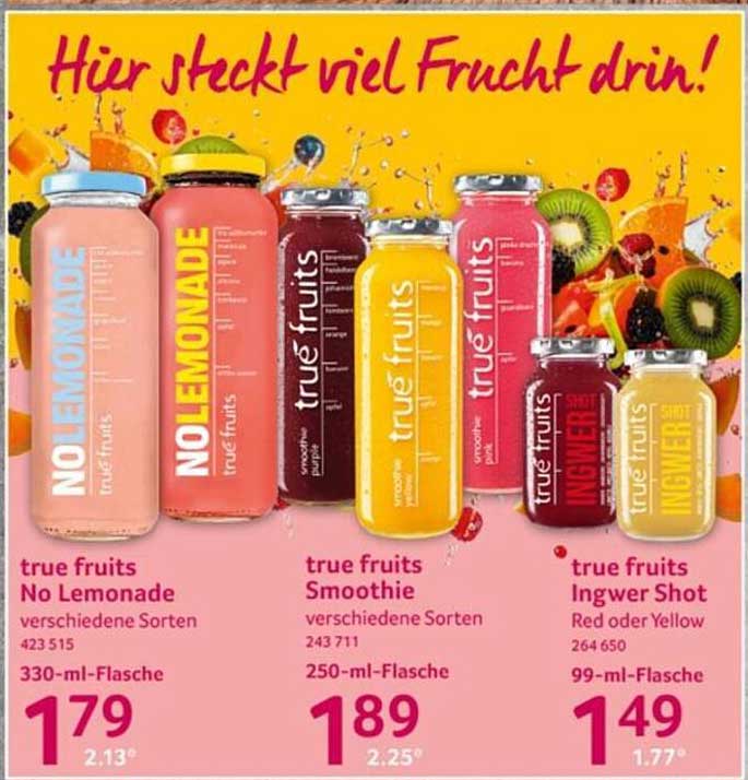 true fruits Getränke – Vielfalt für jeden Geschmack